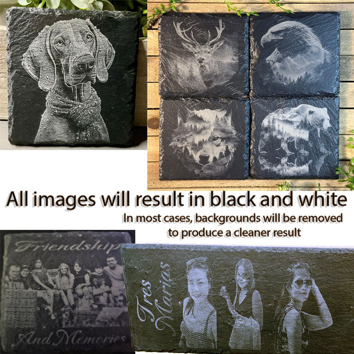 Slate coaster